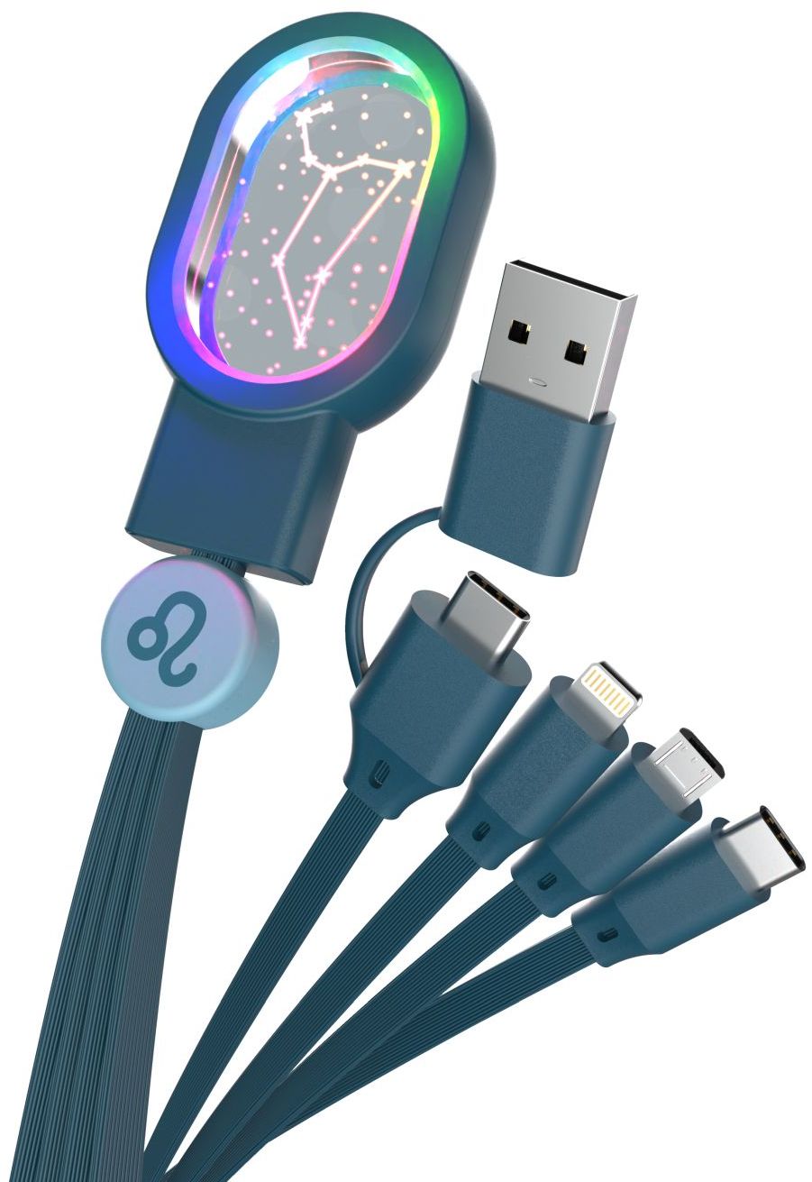 Levně MOBversal Luminous Astro Cable 4 in 1 - Leo