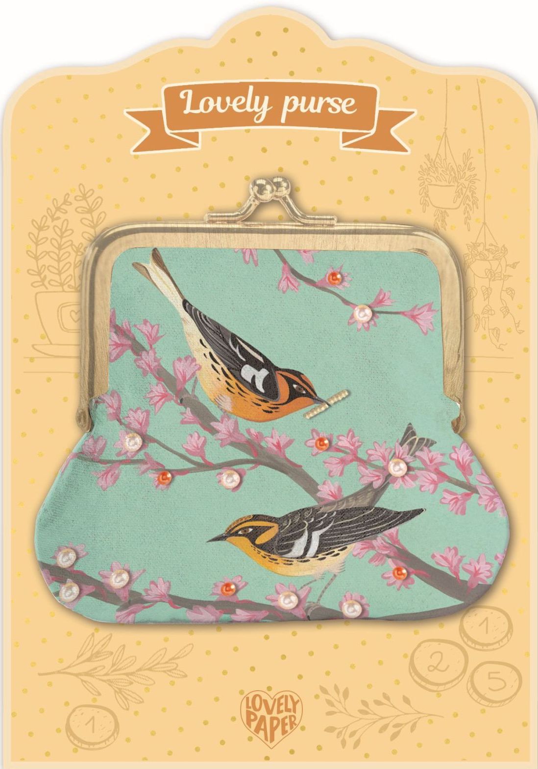 Levně Djeco Birds - Lovely purse