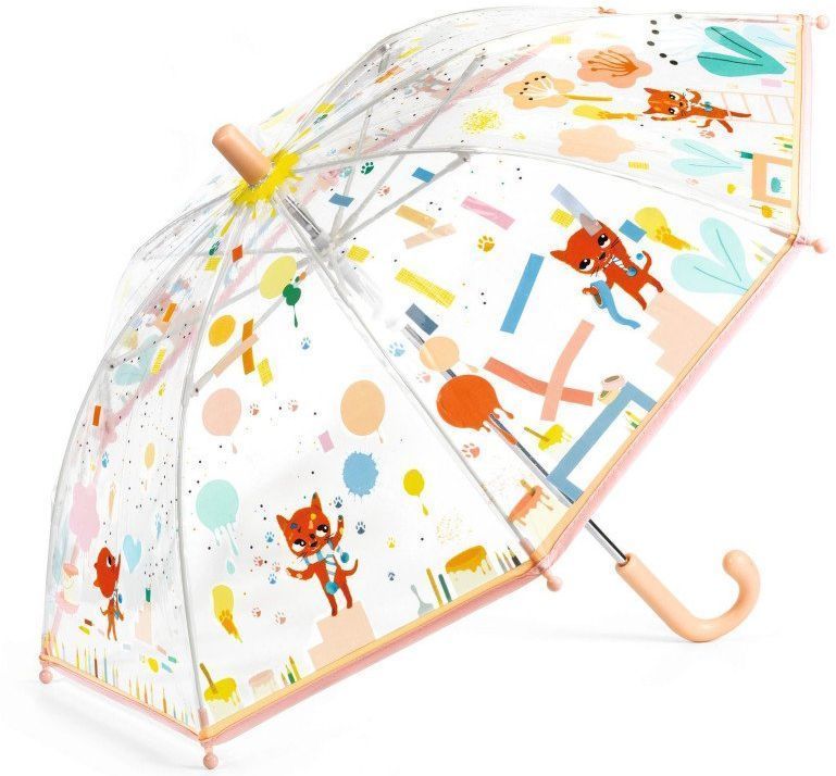 Levně Dětský deštník Djeco - Kočička