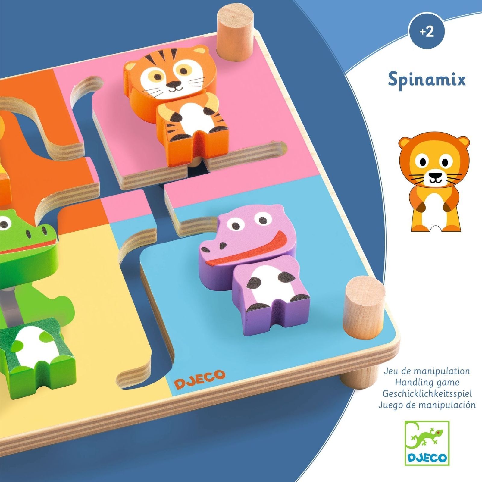 Djeco Educationnal wooden games Spinamix