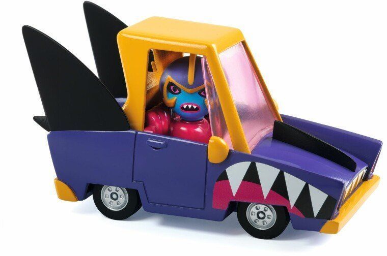 Levně Autíčko Djeco Crazy Motors - Shark N’Go