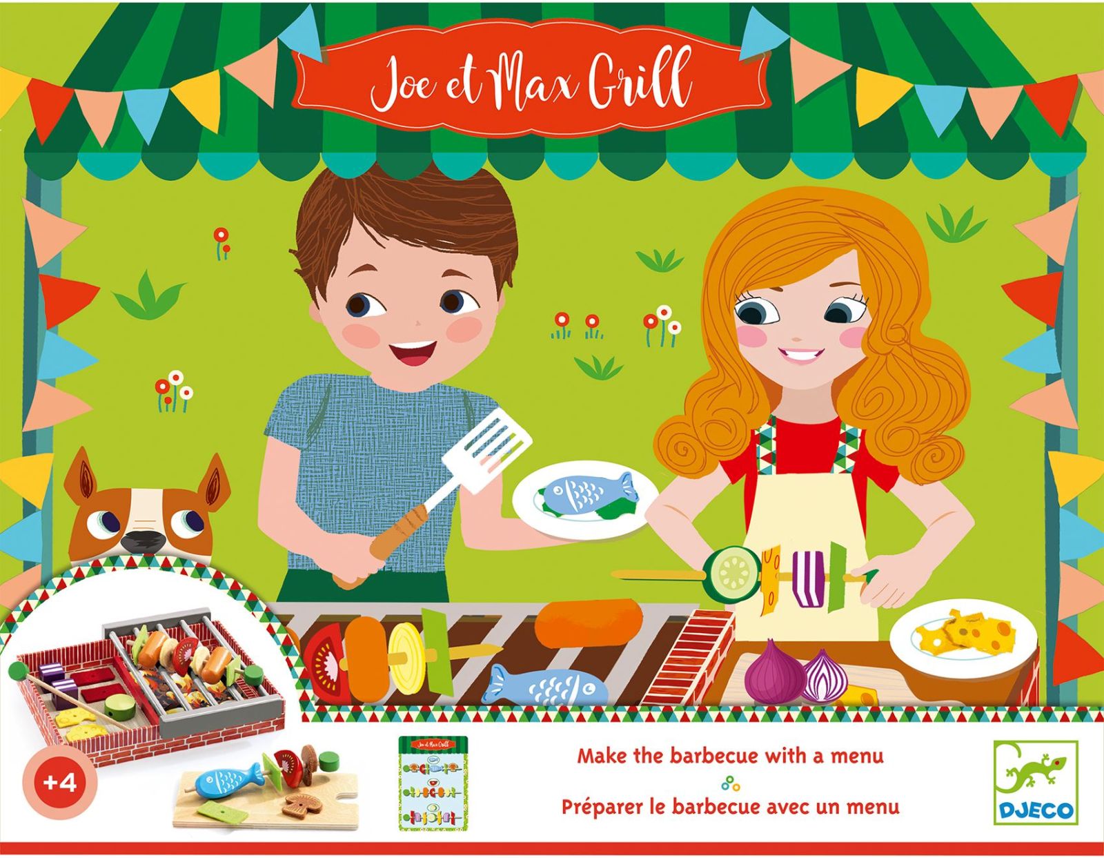 Djeco Role play - Sweets Joe et Max grill