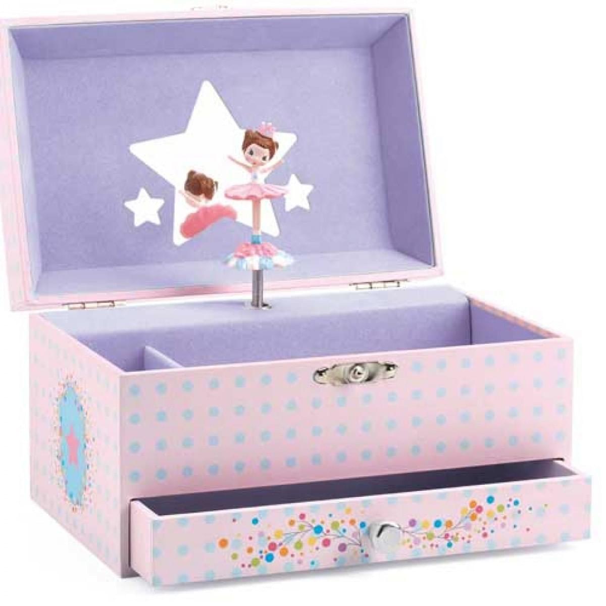 Dívčí hrací skříňka Djeco - balerýnka
