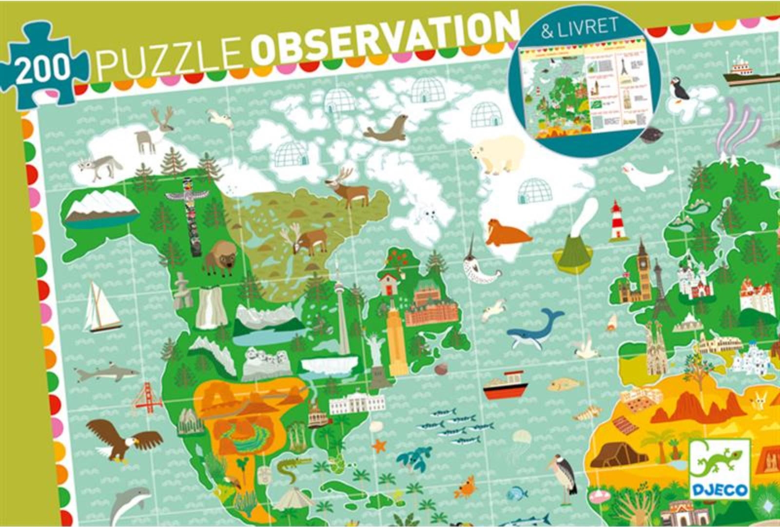 Levně Puzzle Around the world