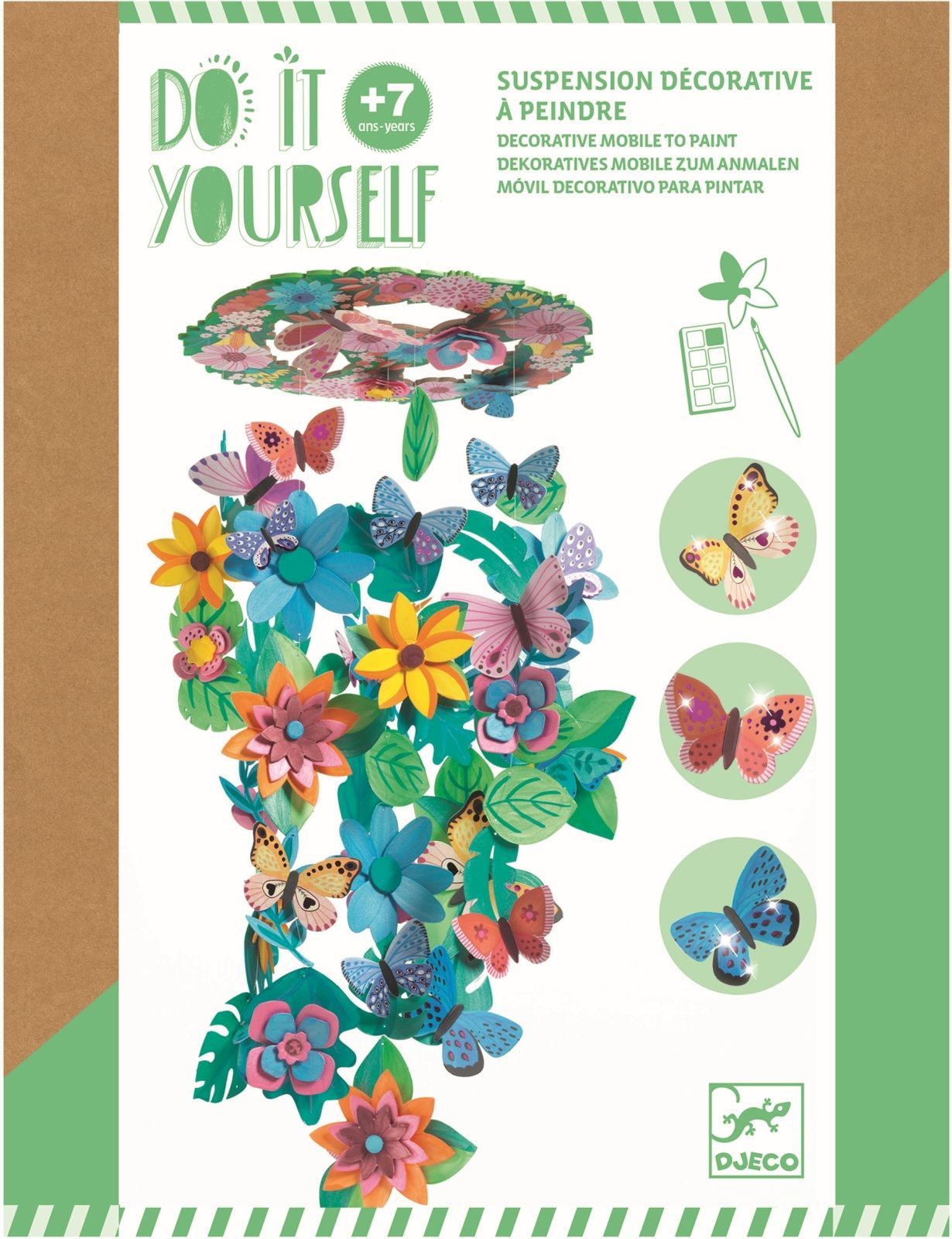 Djeco Do it yourself - Color-in, paint Springtime