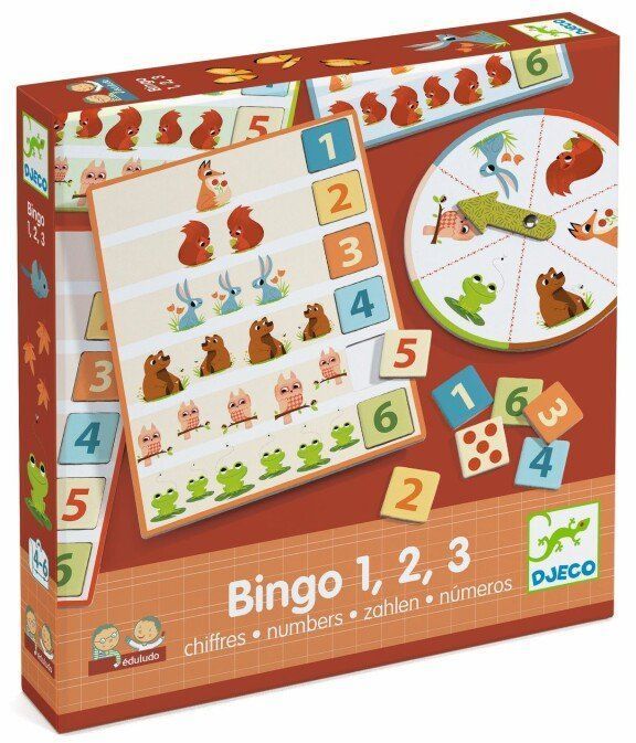 Dětská stolní hra Djeco - Zvířátkové bingo