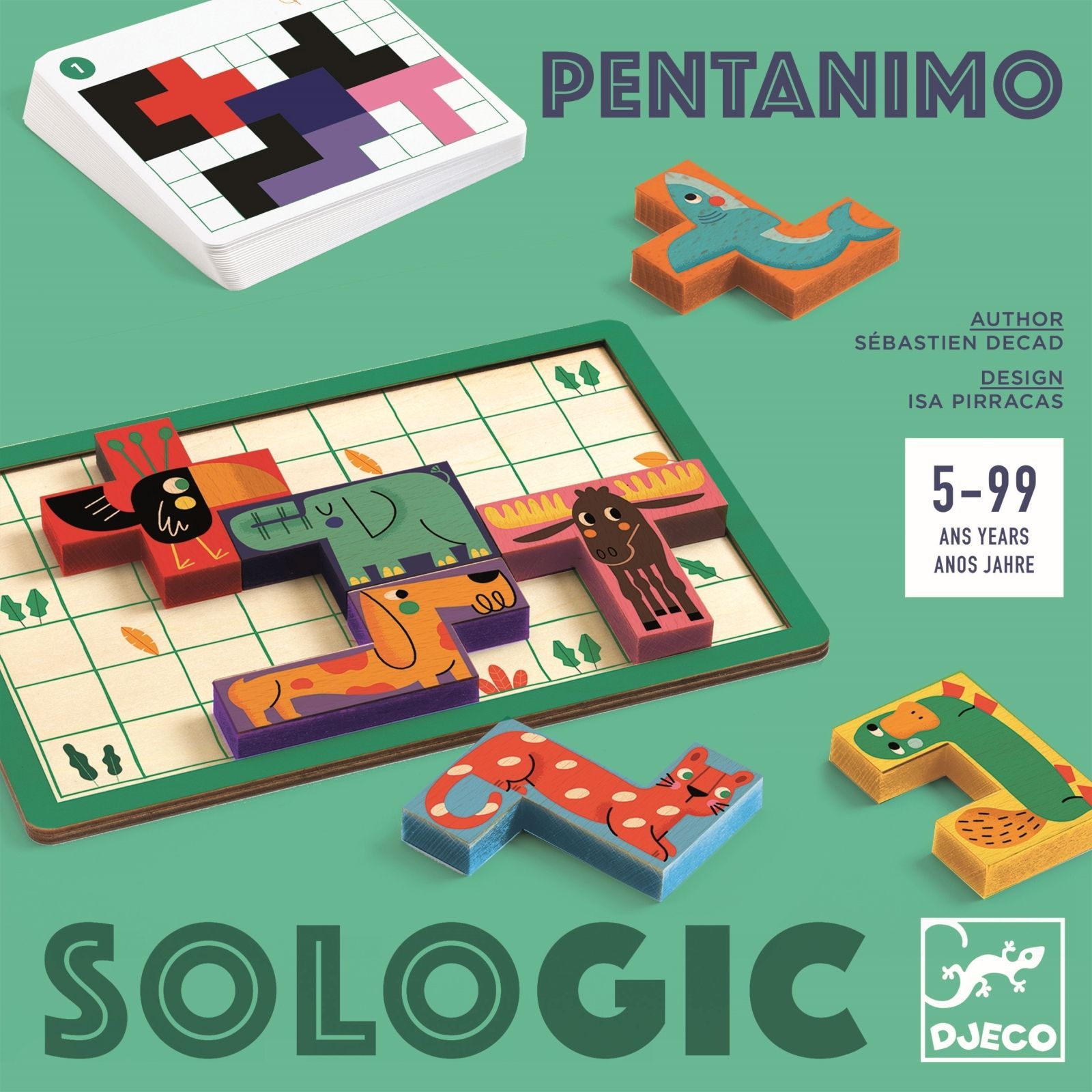 Djeco Games - Sologic Pentanimo