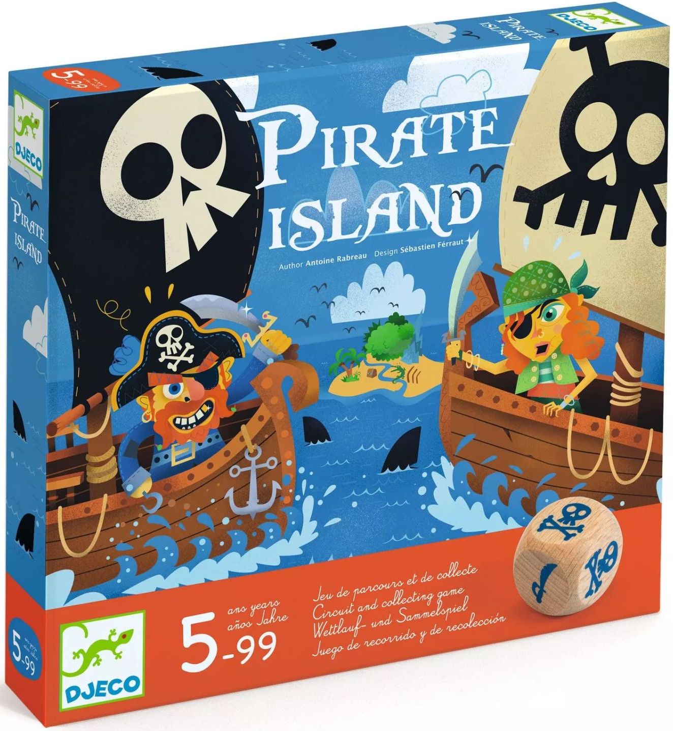 Levně Djeco Games Pirat Island