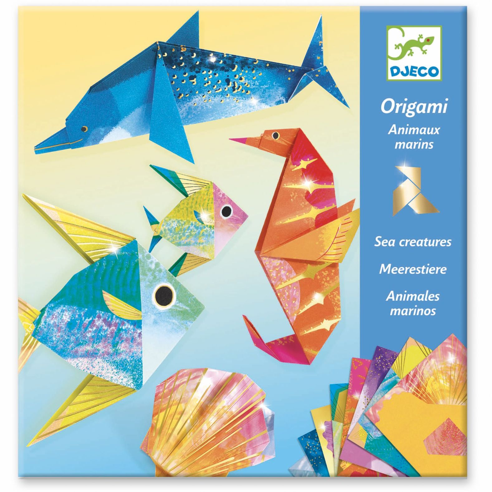 Levně Djeco Metalické origami - Pod vodou