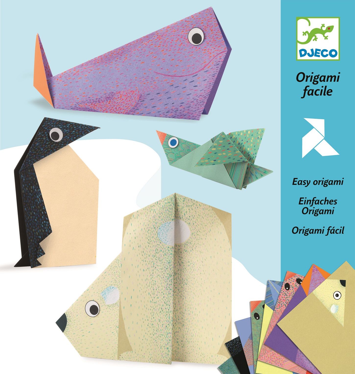 Levně Djeco origami skládačka Polární zvířátka