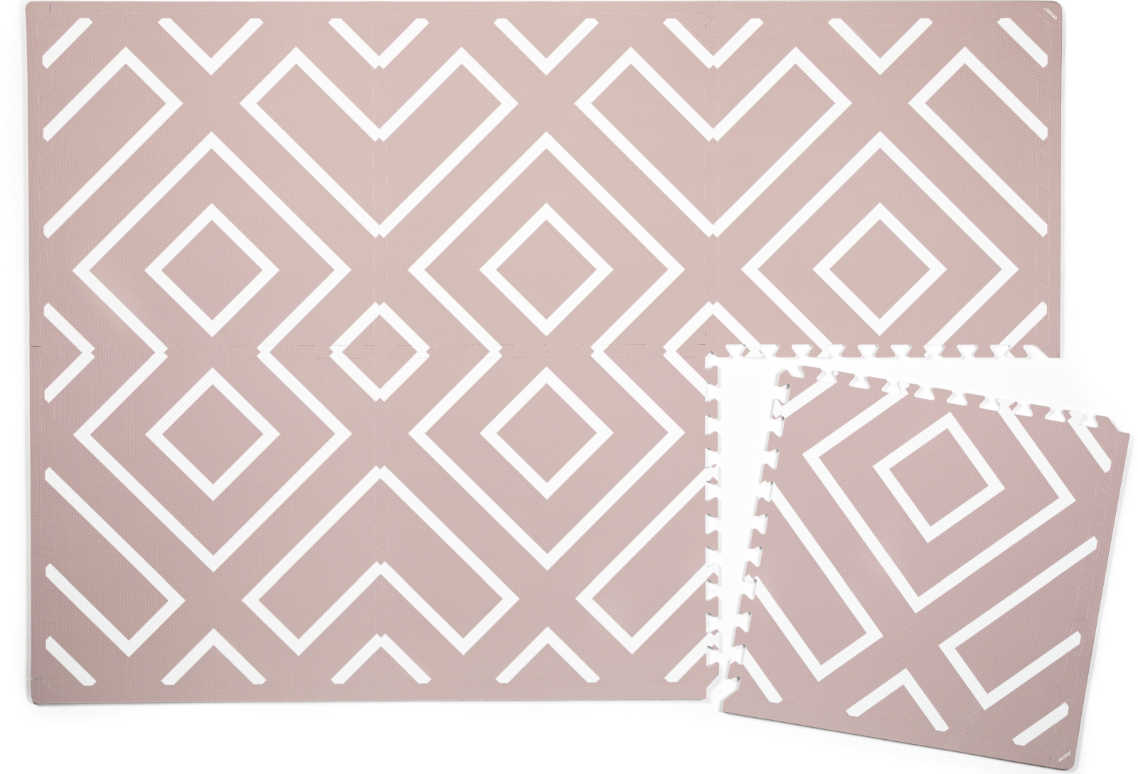 Levně Eeveve Puzzle mats - Modern Blocks - Old Pink