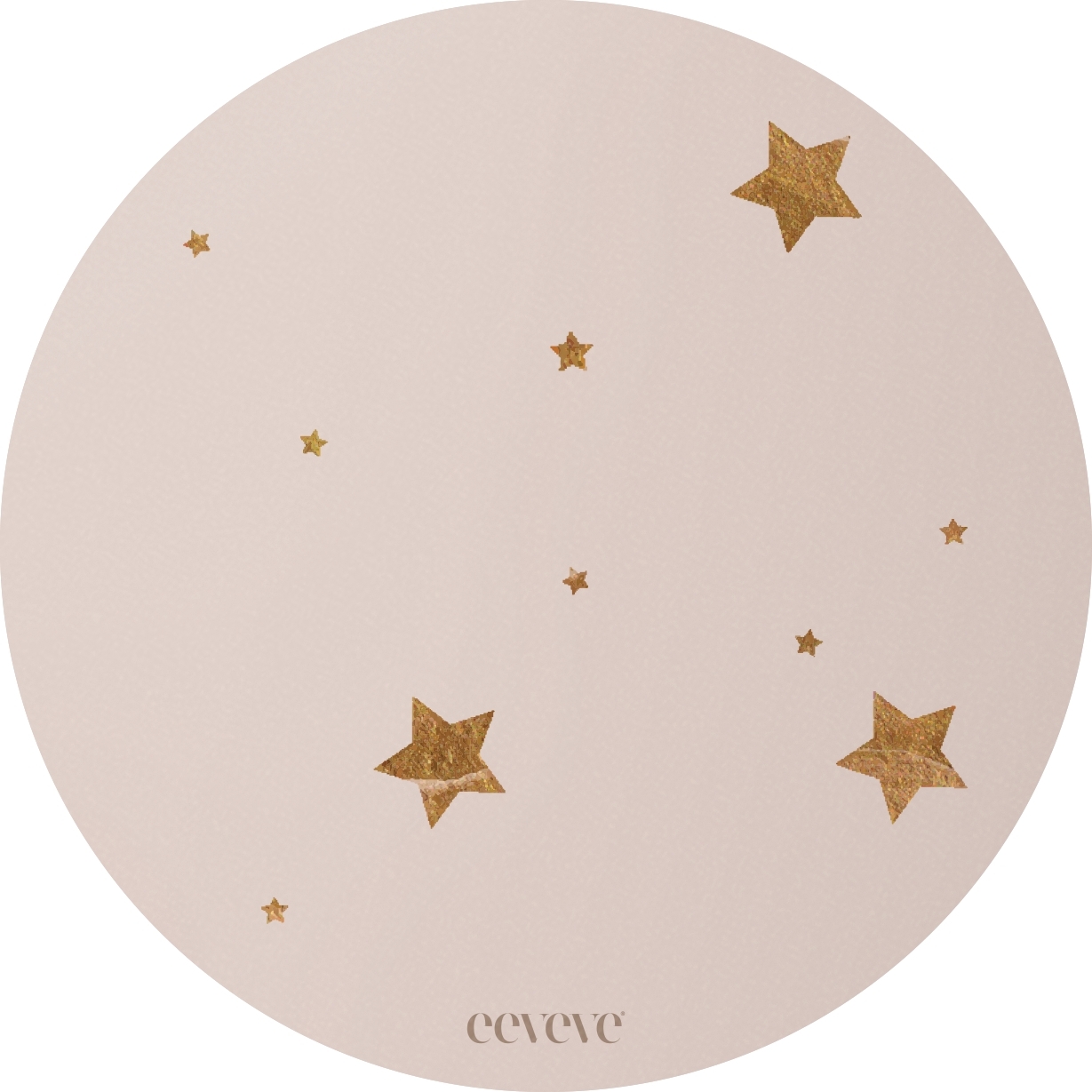 Eeveve Coaster - Stars - Almond