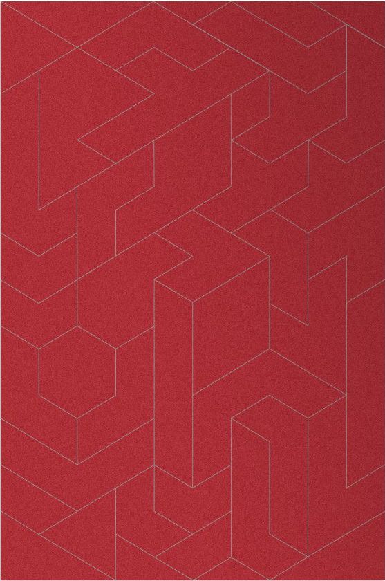 Reflective Berlin Reflective Stickies - Isometric - red