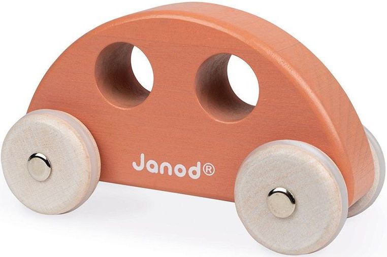 Levně Janod Sweet Cocoon Push-Along Vehicle – red