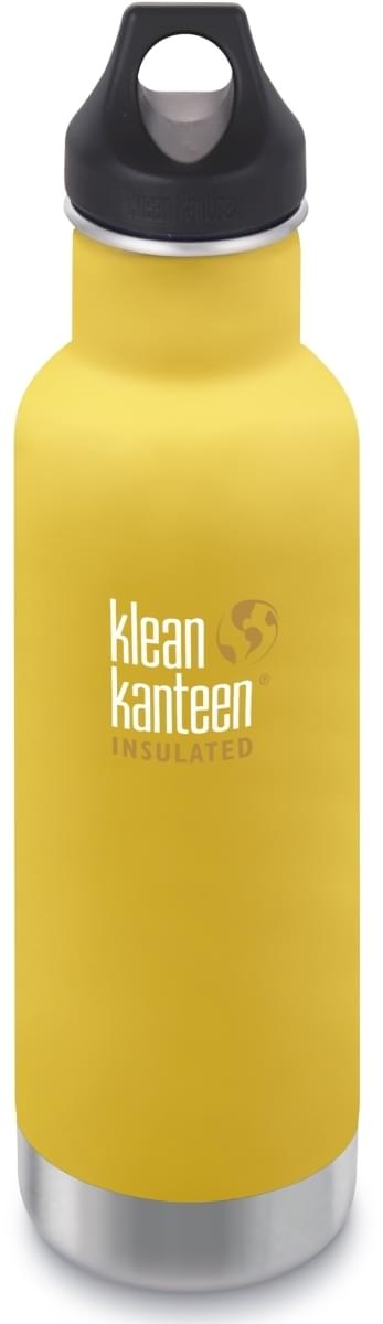 Klean Kanteen Insulated Classic w/Loop Cap - lemon curry 592 ml