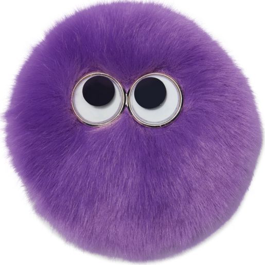 Levně Ergobag Fluffy Klettie-Purple-Fleece