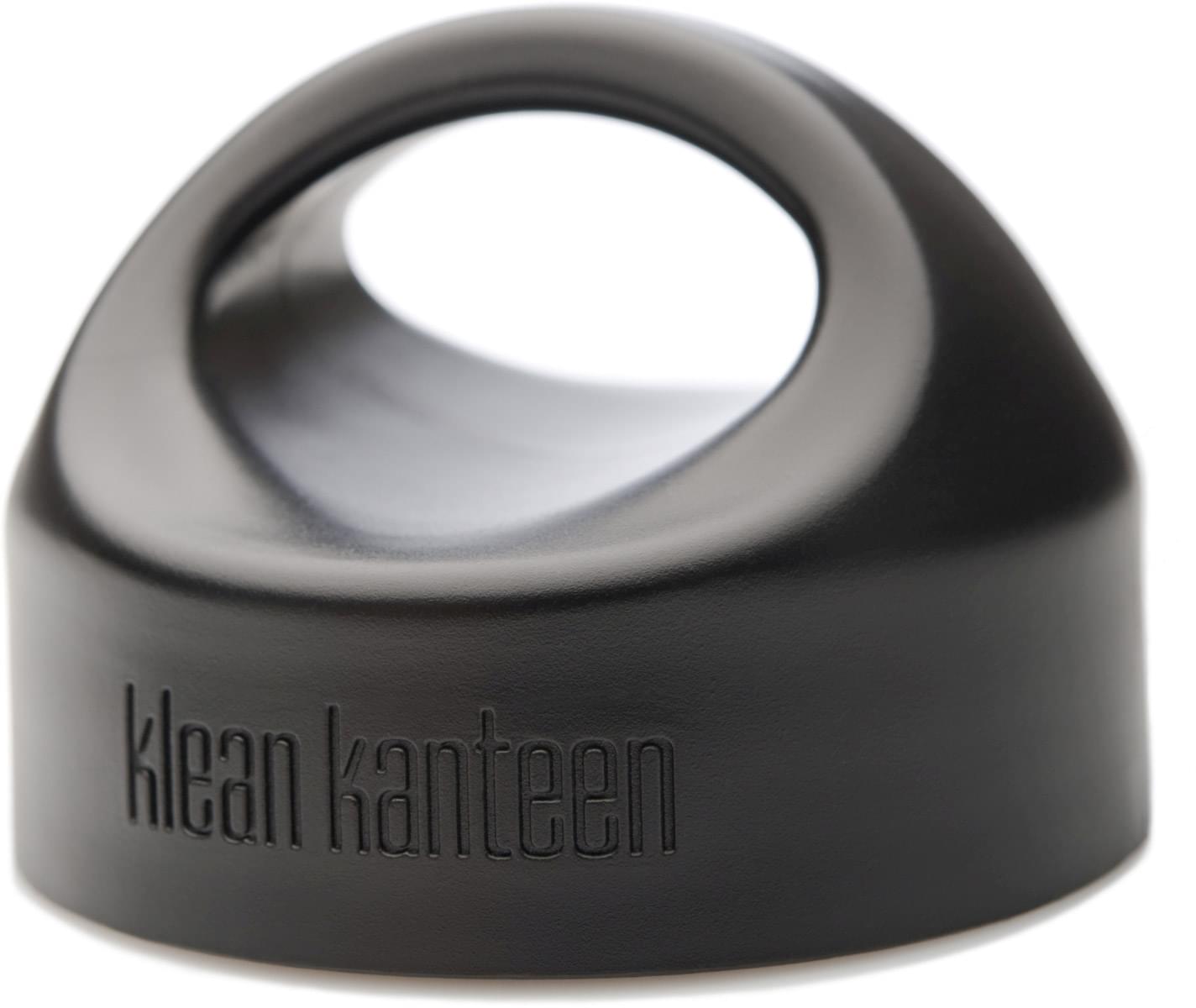 Levně Klean Kanteen Wide Loop Cap - brushed stainless/black