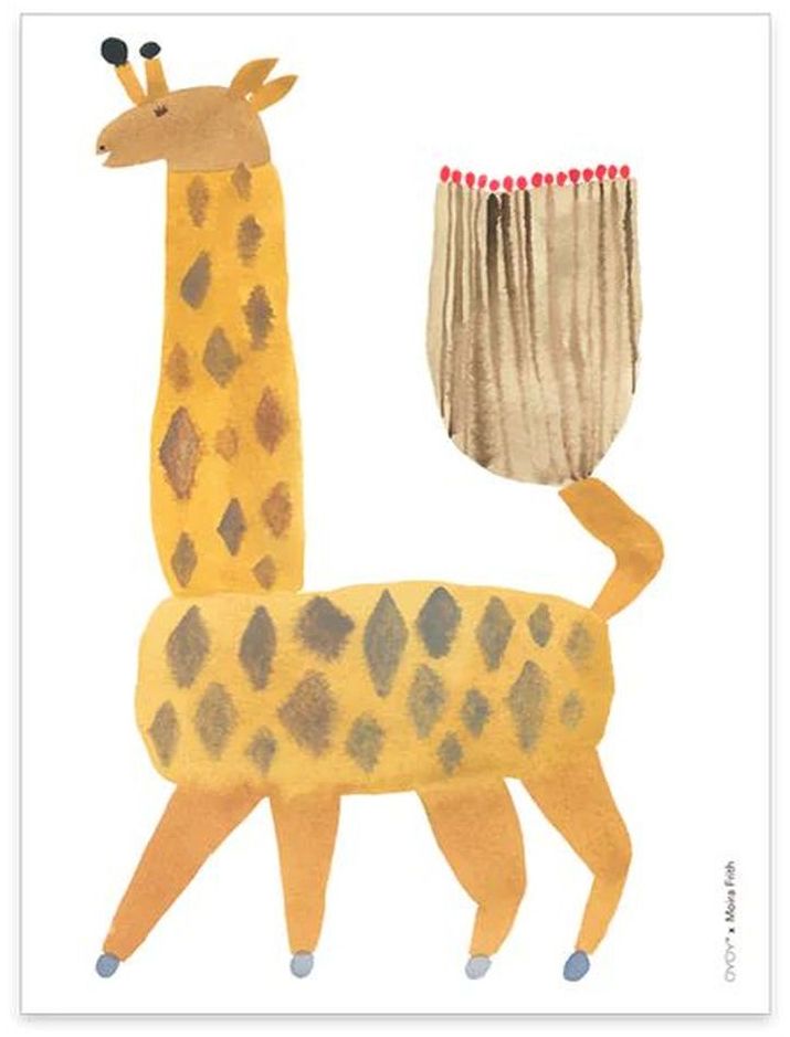 Levně Oyoy mini Plakát - Žirafa Noah