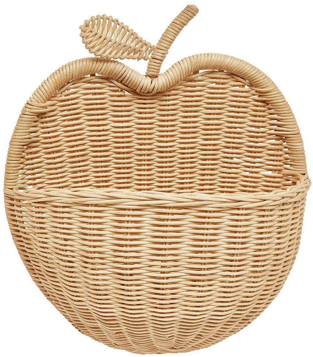 Levně Oyoy mini Nástěnný košík - Jablko