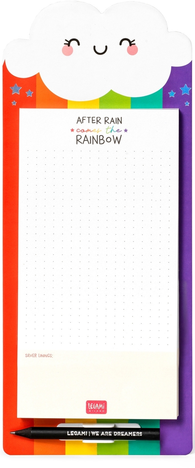Legami Don't Forget - Magnetic Notepad - Rainbow