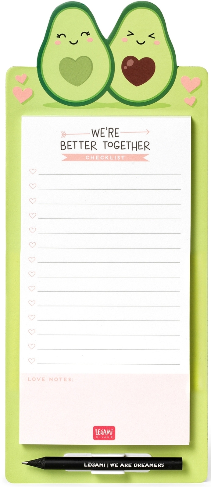Legami Don't Forget - Magnetic Notepad - Avocado