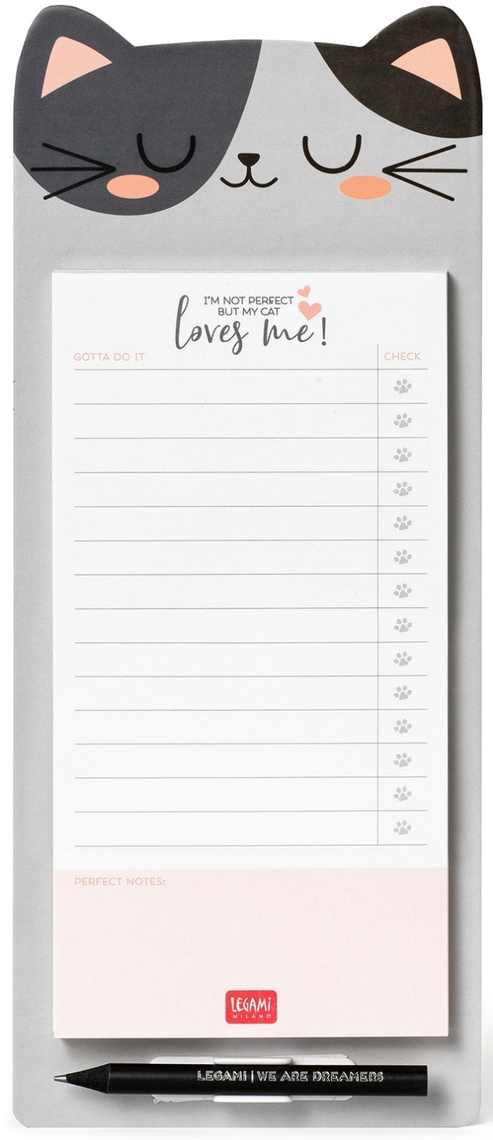 Legami Don't Forget - Magnetic Notepad - Meow
