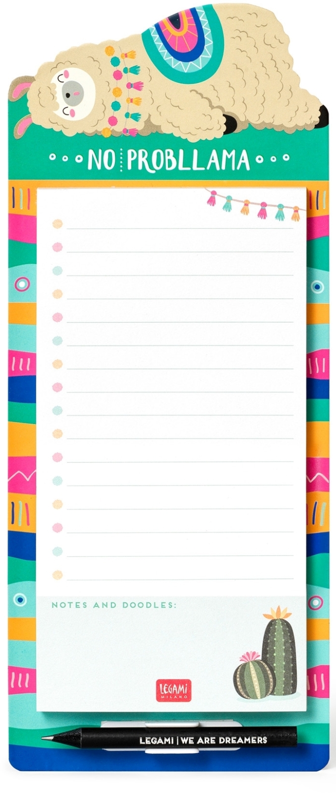 Legami Don't Forget - Magnetic Notepad - Llama