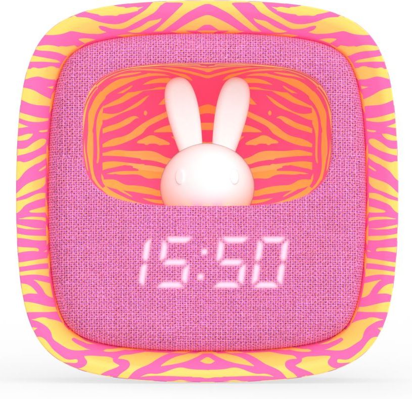 Levně MOB Billy Clock and light - Pink Zebra  - Limited Edition