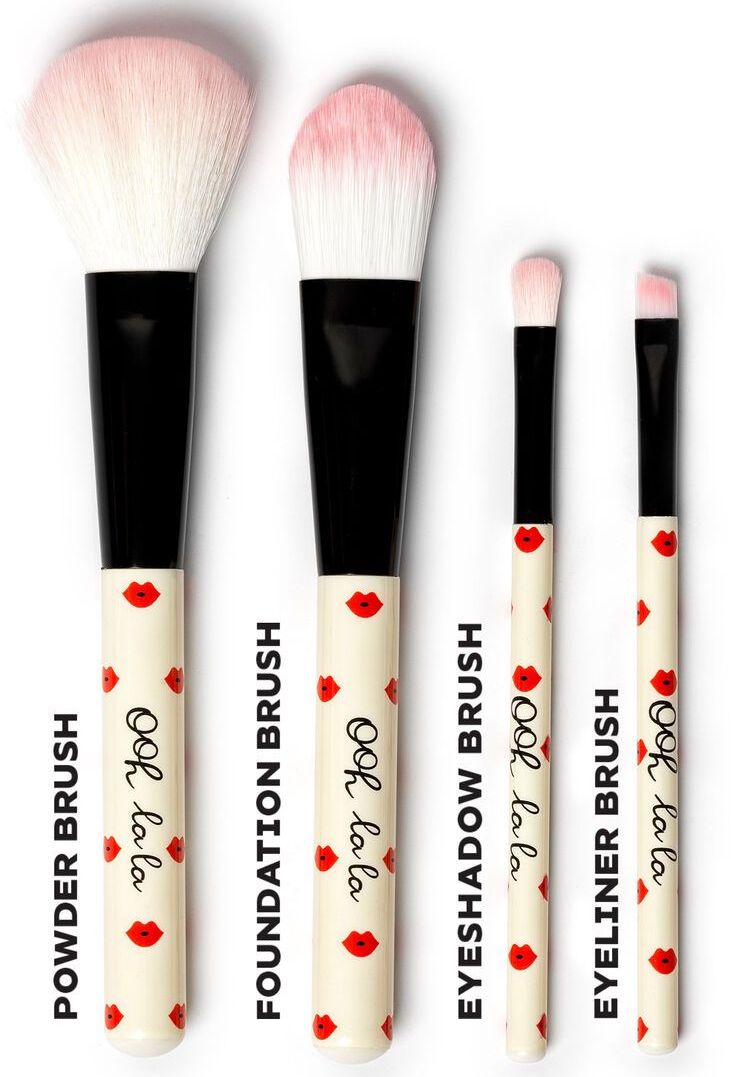 Levně Legami Oh My Glow! - Set Of 4 Makeup Brushes - Lips
