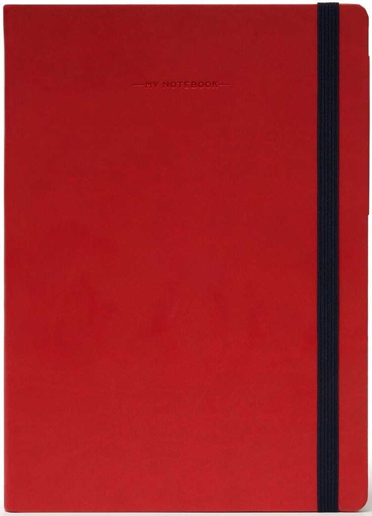 Legami My Notebook - Large Lined Red