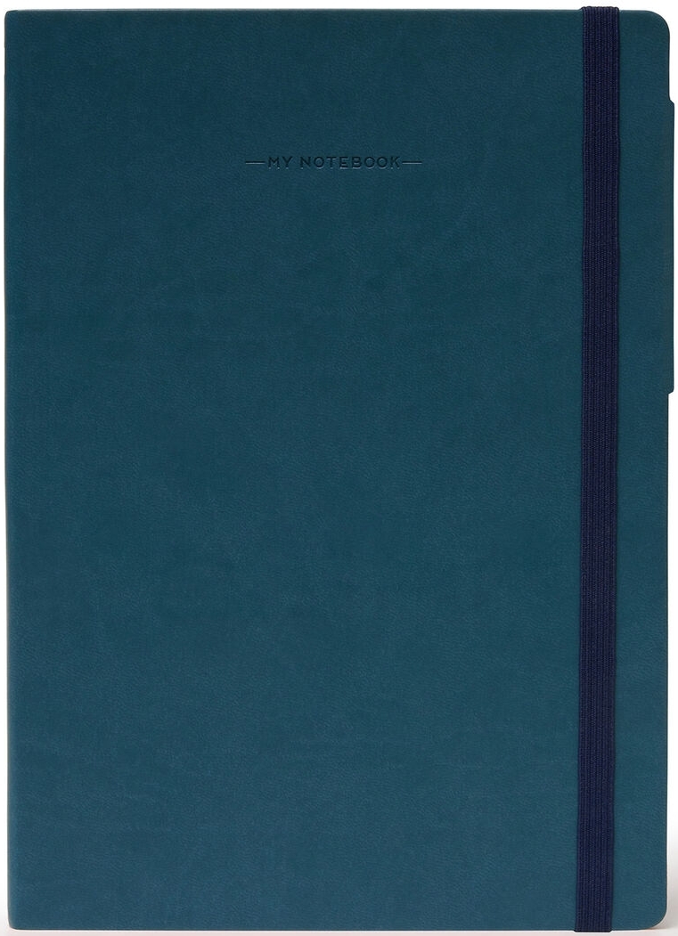 Legami My Notebook - Large Lined Petrol Blue