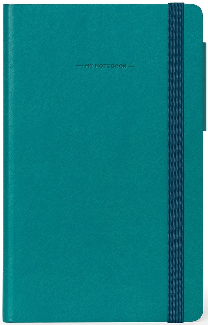 Legami My Notebook - Medium Lined Petrol Blue