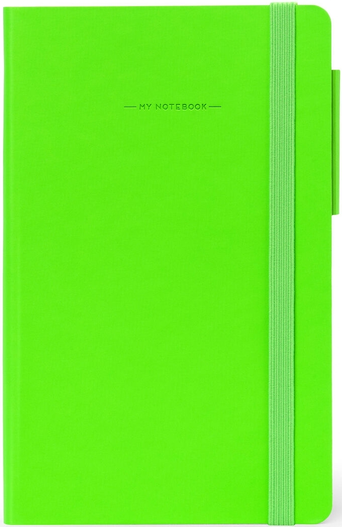 Legami My Notebook - Medium Lined Neon Green