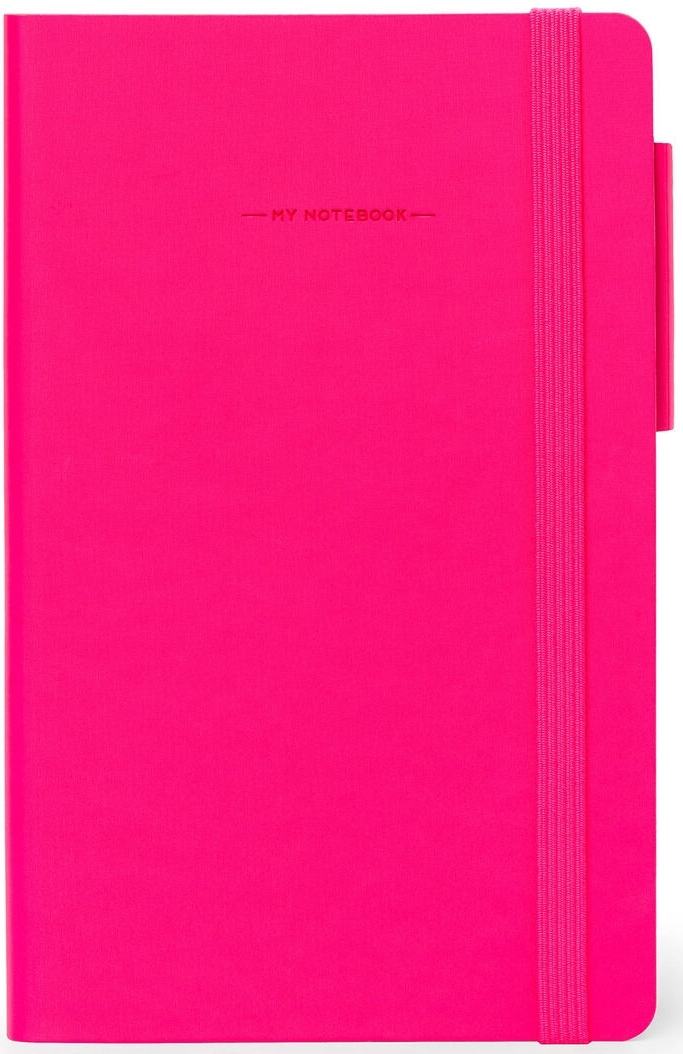 Levně Legami My Notebook - Medium Lined Neon Pink
