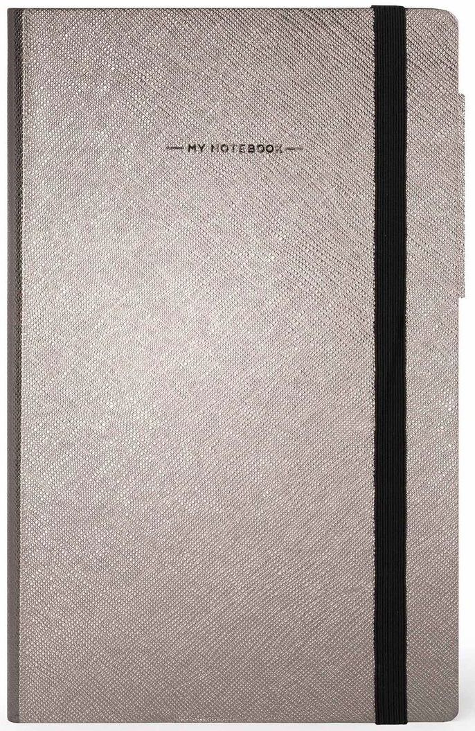 Levně Legami My Notebook - Medium Lined - Grey Diamond