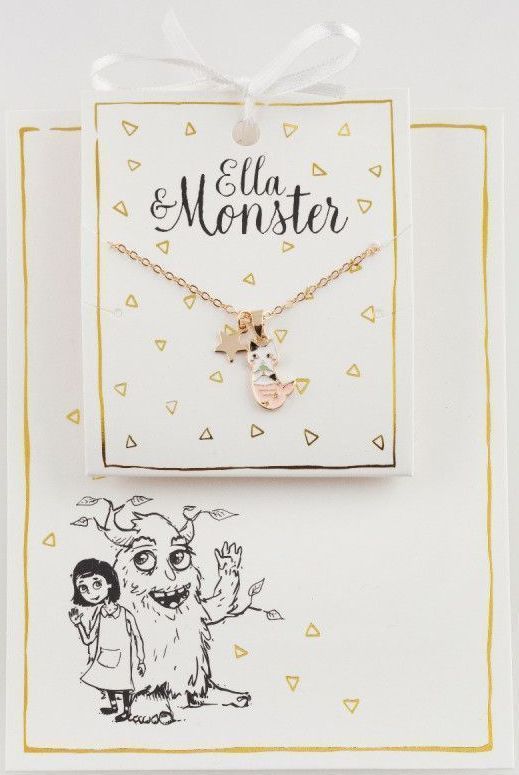 Levně Ella&Monster náhrdelník - Pinkcat