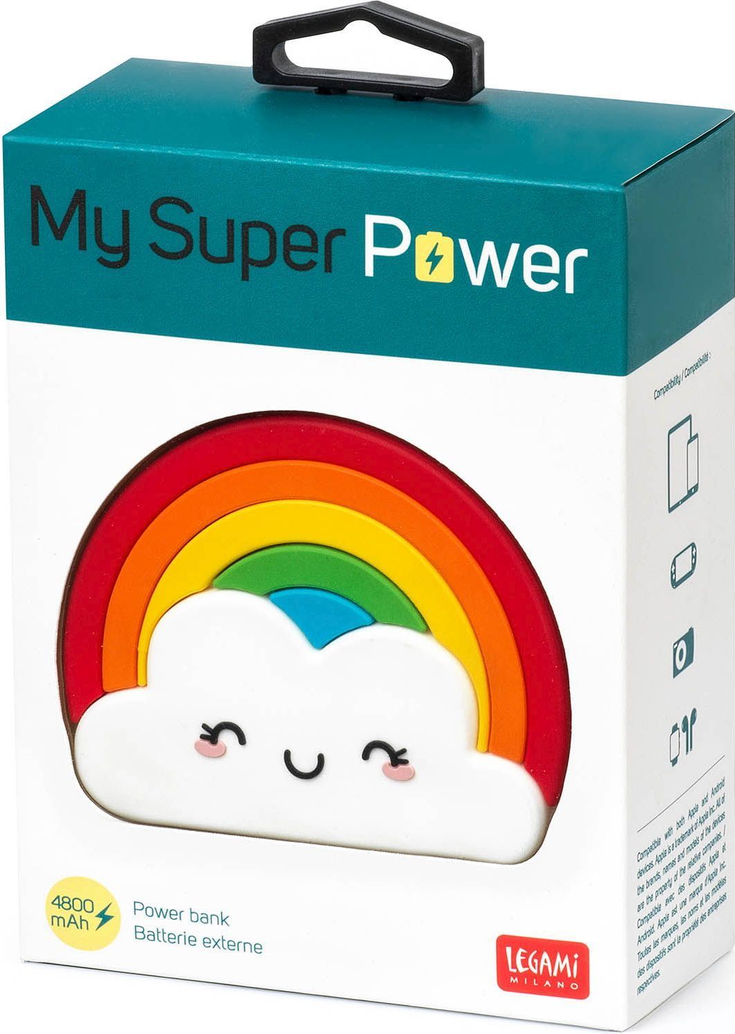 Levně Legami My Super Power_4800 Mah - Power Bank - Rainbow