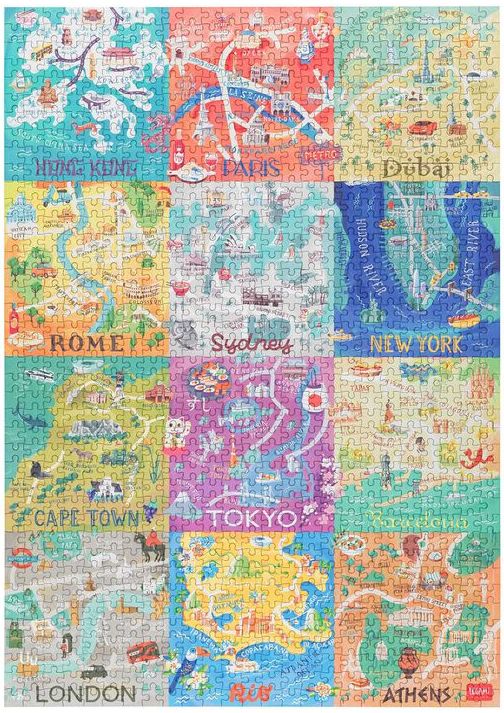 Levně Legami Puzzle - World Cities