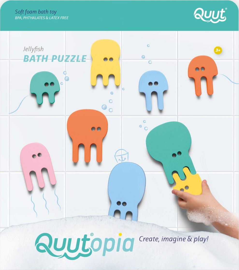Levně QUUTopia Medúza - Puzzle do vody 2D
