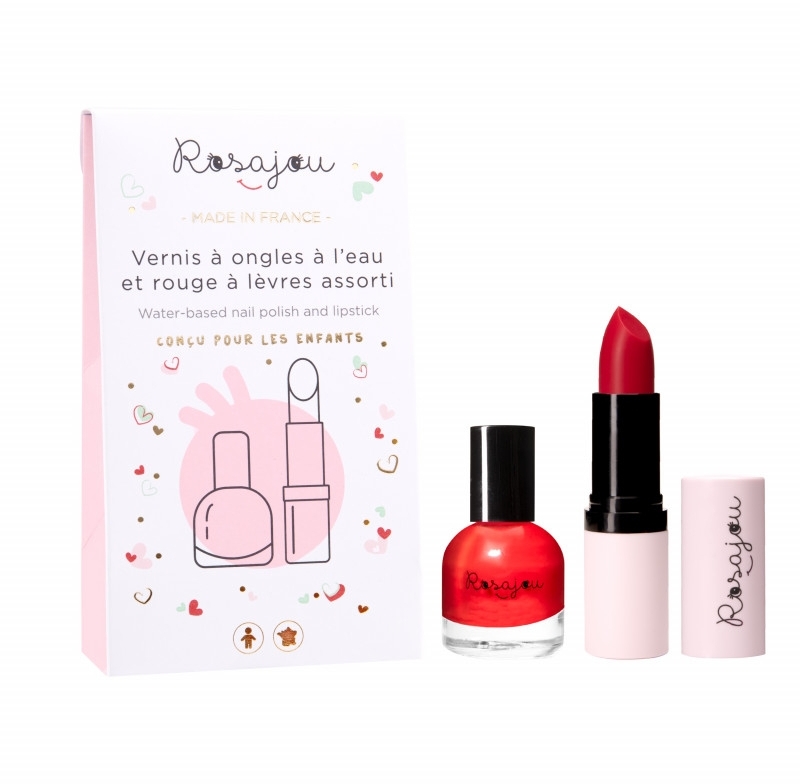 Levně Rosajou Vegan Duo Nail polish Lipstick - Madame