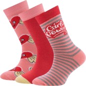 Dětské ponožky Ewers Socken 3er Pack Girl Power - 0001