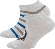 2-balení dětských ponožek Sneaker 2er Pack Adler/Ringel - 0001