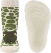 Dětské protiskluzové ponožky Stoppersocken SoftStep  Krokodil - elfenbein