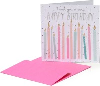 Narozeninová kartička Legami Birthday Greeting Cards - 7X7 Hb Candles