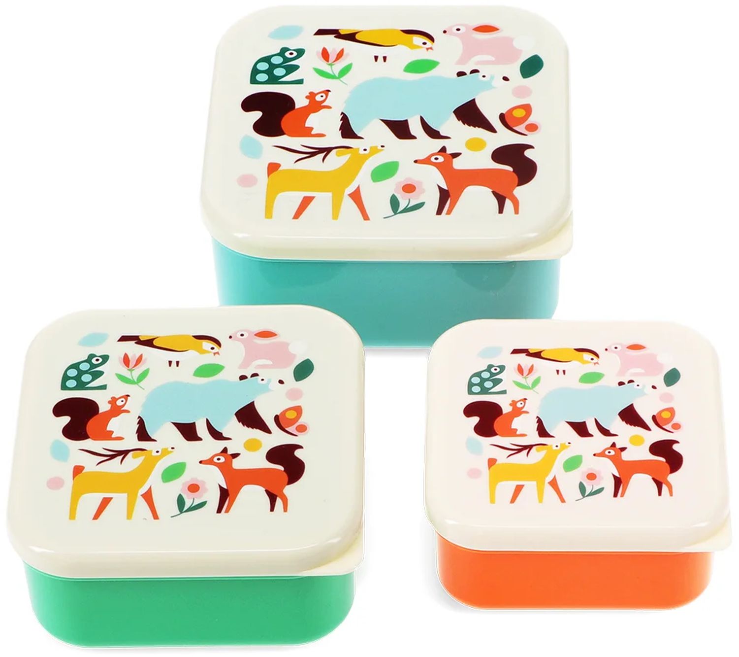 Rex London Snack boxes (set of 3) – Woodland