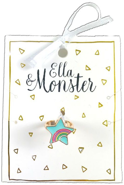 Ella&Monster - Rainbow star ring