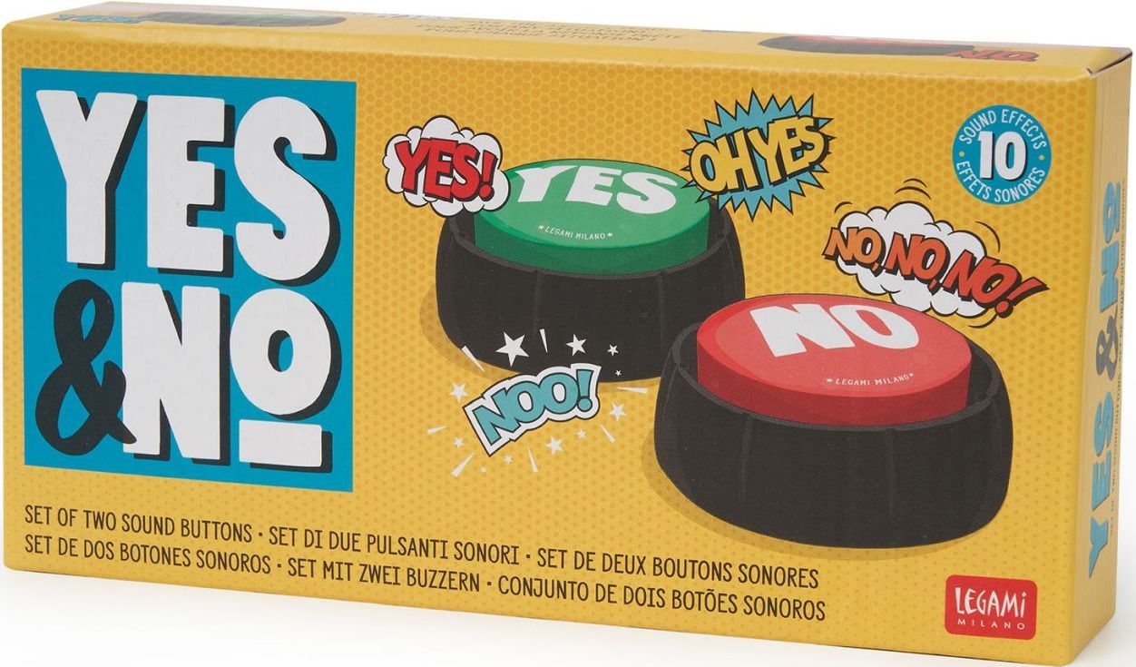 Legami Yes&No - Set Of Two Sound Buttons