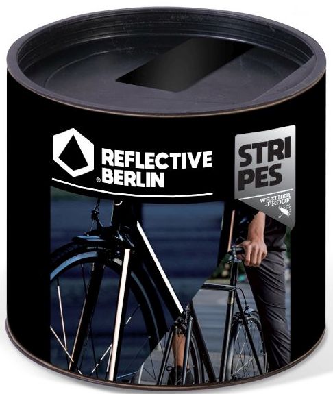 Levně Reflective Berlin Reflective Stripes - black