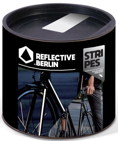 Reflective Berlin Reflective Stripes - white