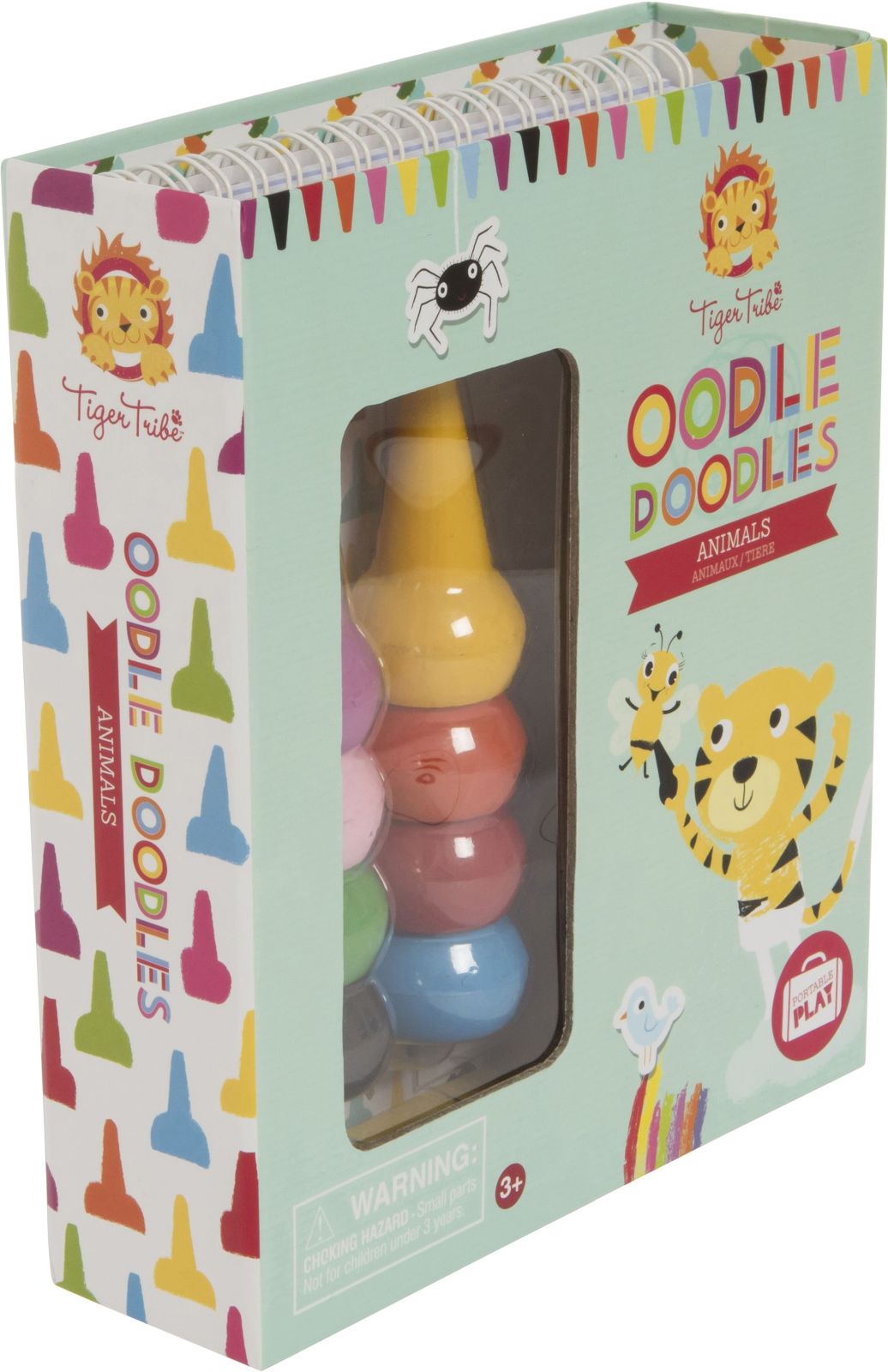 Tiger Tribe Kreativní set Oodle Doodle Crayon Set - Animals